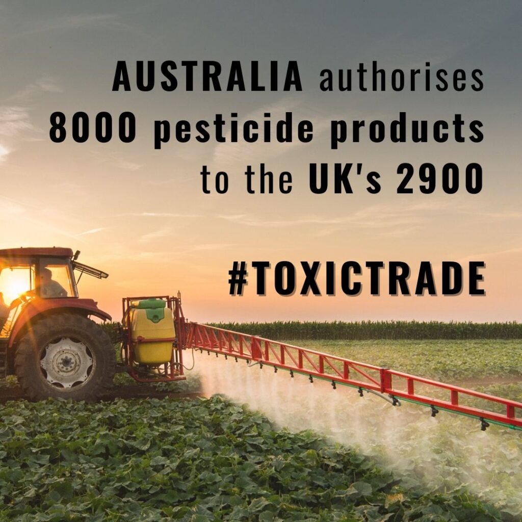 Australia authorises 8000 pesticide products to the UK’s 2900 Australia authorises 8000 pesticide products to the UK's 2900