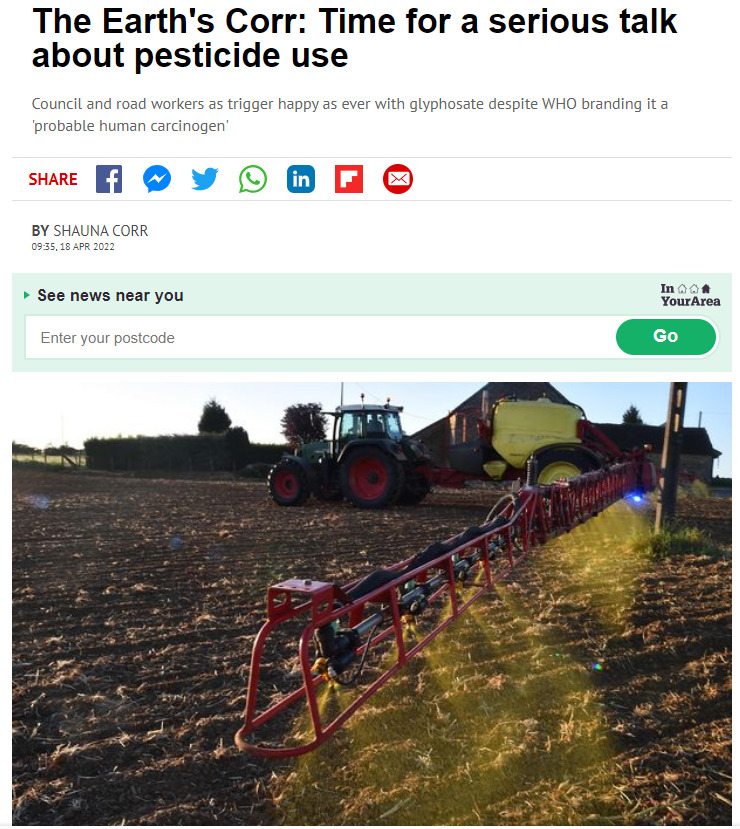 Belfast Live: Time for a serious talk about pesticide use