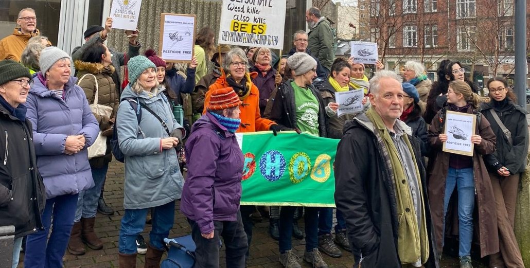 Brighton Journal: Pesticide charity protested against council plans to reintroduce glyphosate weedkiller