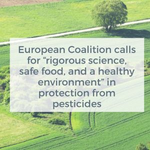 Coalition for pesticide regulation