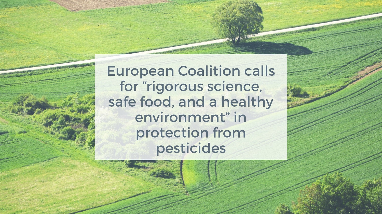 Coalition calls for pesticide regulation