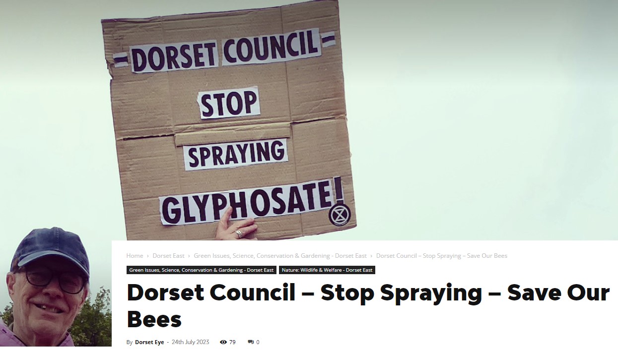 Dorset Eye: Dorset Council – Stop Spraying – Save Our Bees