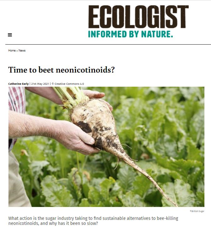 Ecologist - Time to beet neonicotinoids?