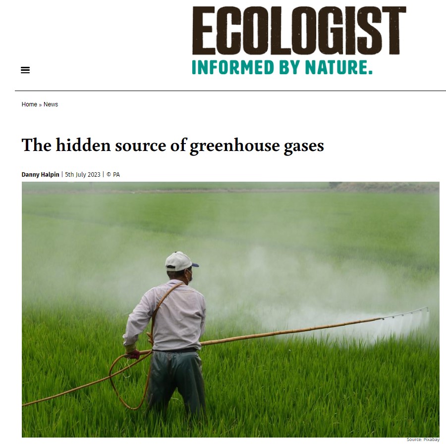 Ecologist: The hidden source of greenhouse gases