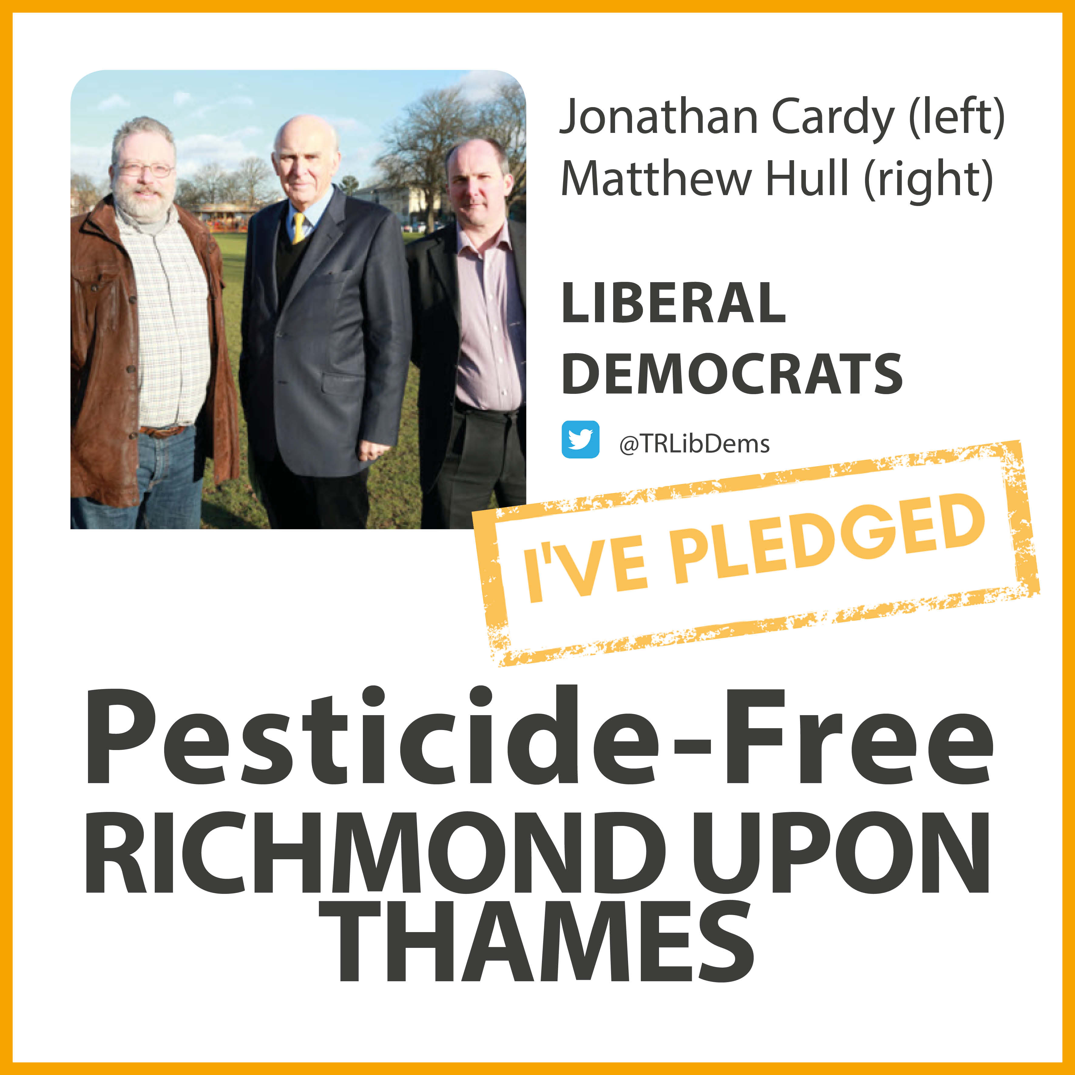 Fulwell and Hampton Hill Lib Dems have taken the pesticide-free pledge