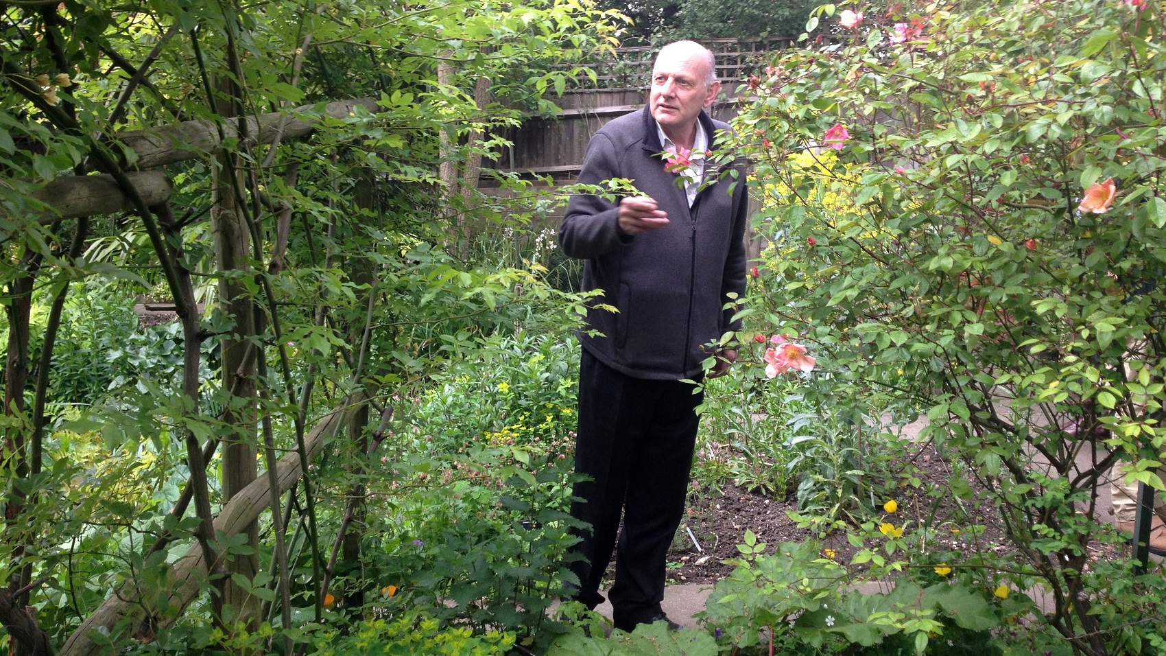 Geoff in the South London Botanical Institute