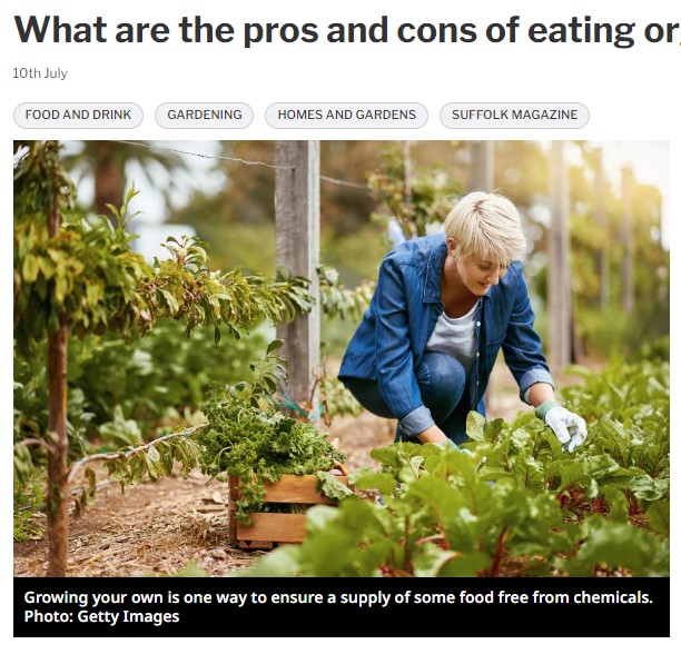 Great British Life: What are the pros and cons of eating organic food?