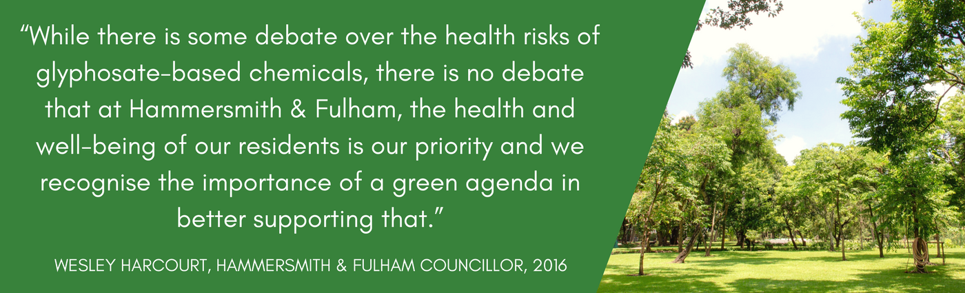 Pesticide-Free Hammersmith and Fulham Hammersmith and Fulham statement on pesticides