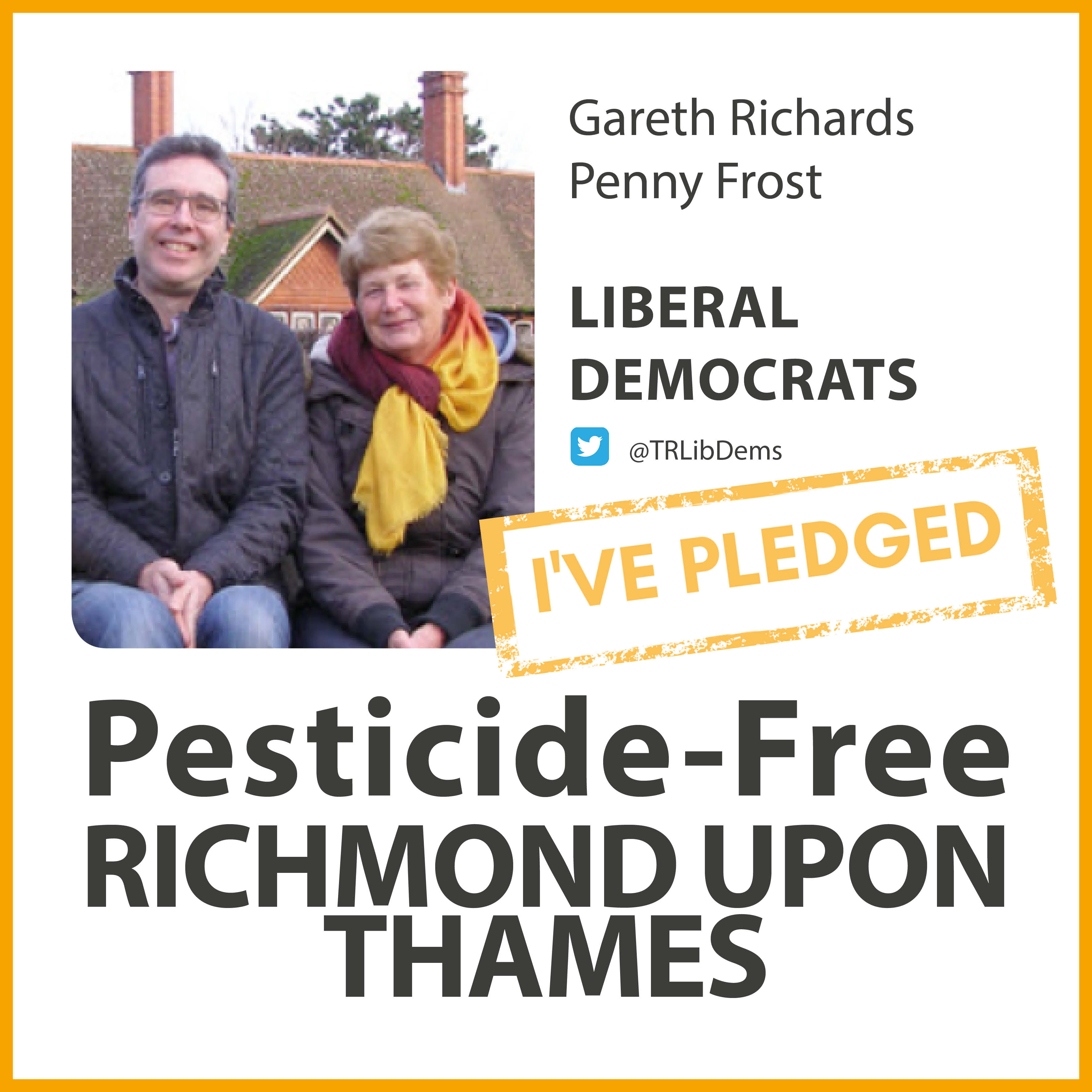 Ham Petersham and Richmond Riverside Lib Dems have taken the pesticide-free pledge