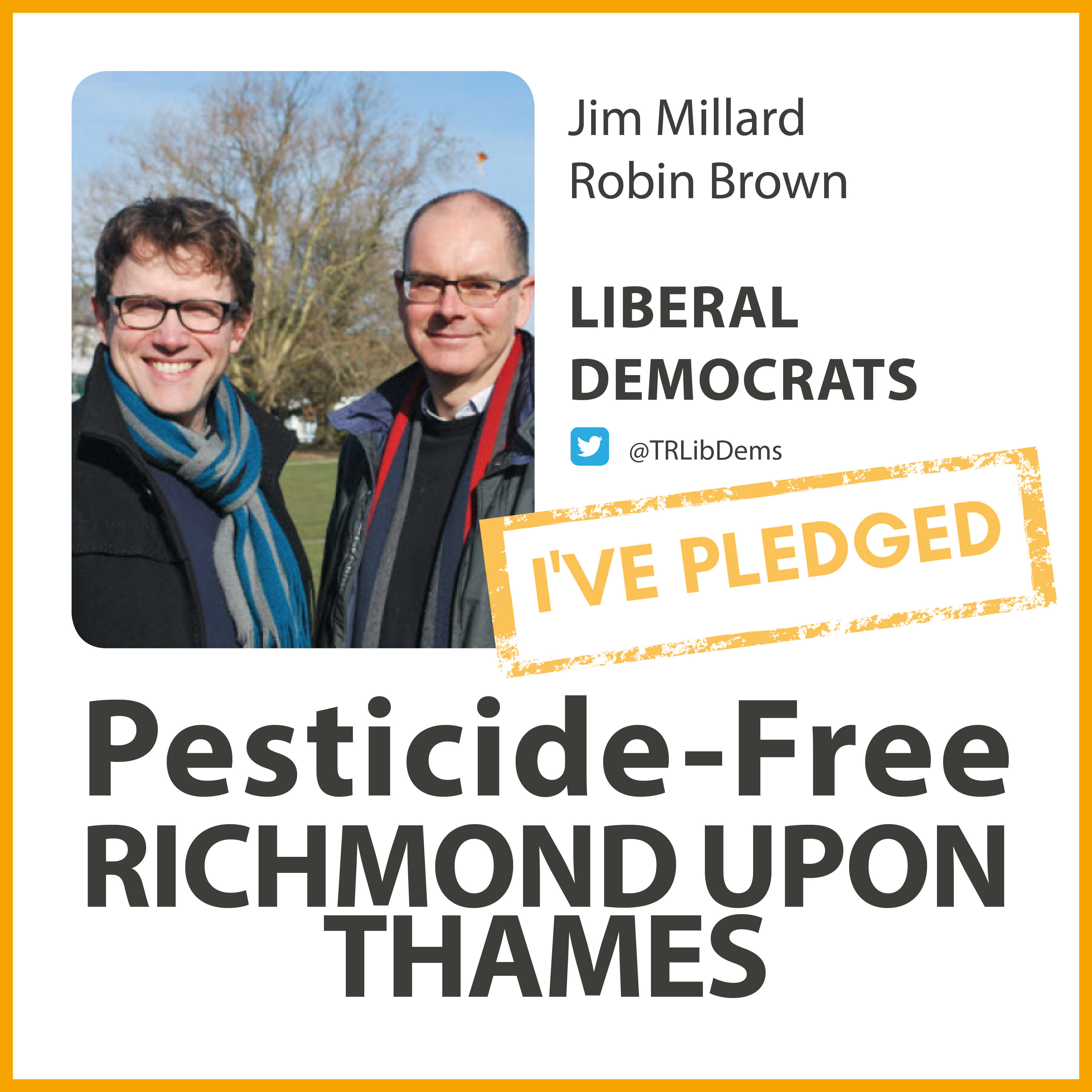 Hampton Wick Lib Dems have taken the pesticide-free pledge