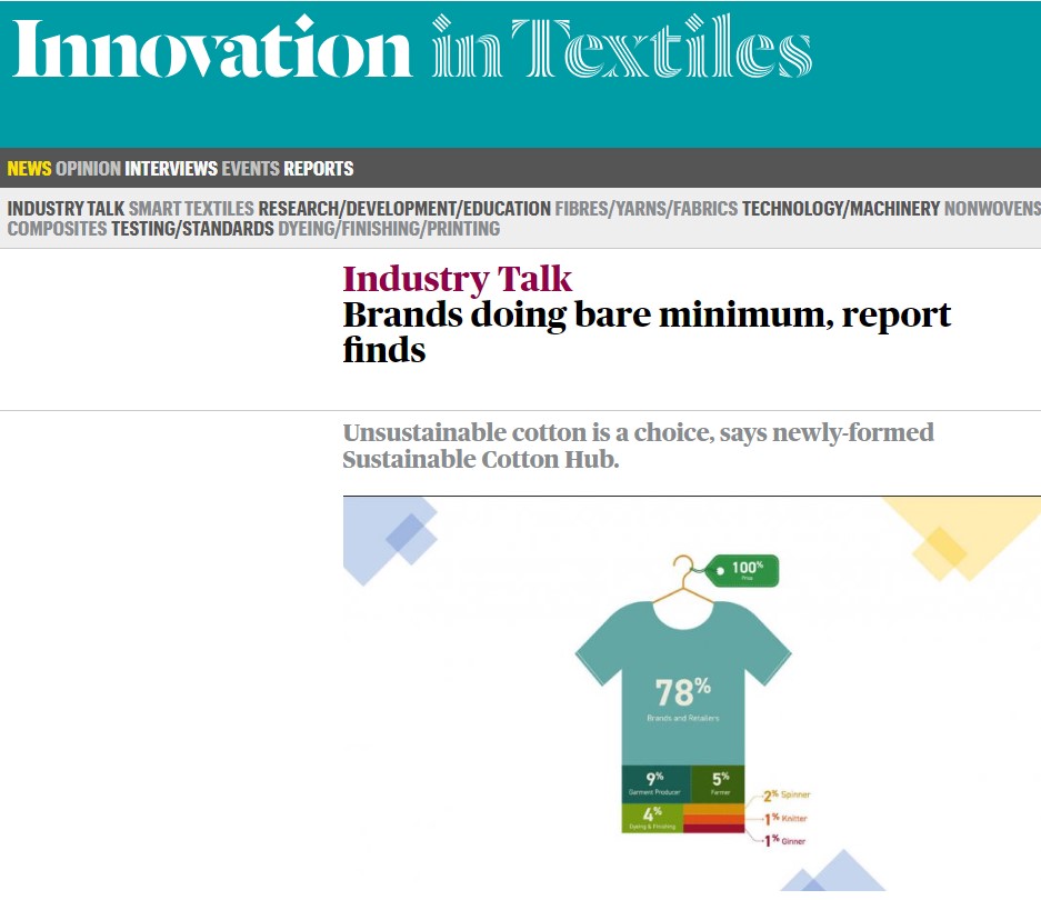 Innovation in Textiles: Brands doing bare minimum