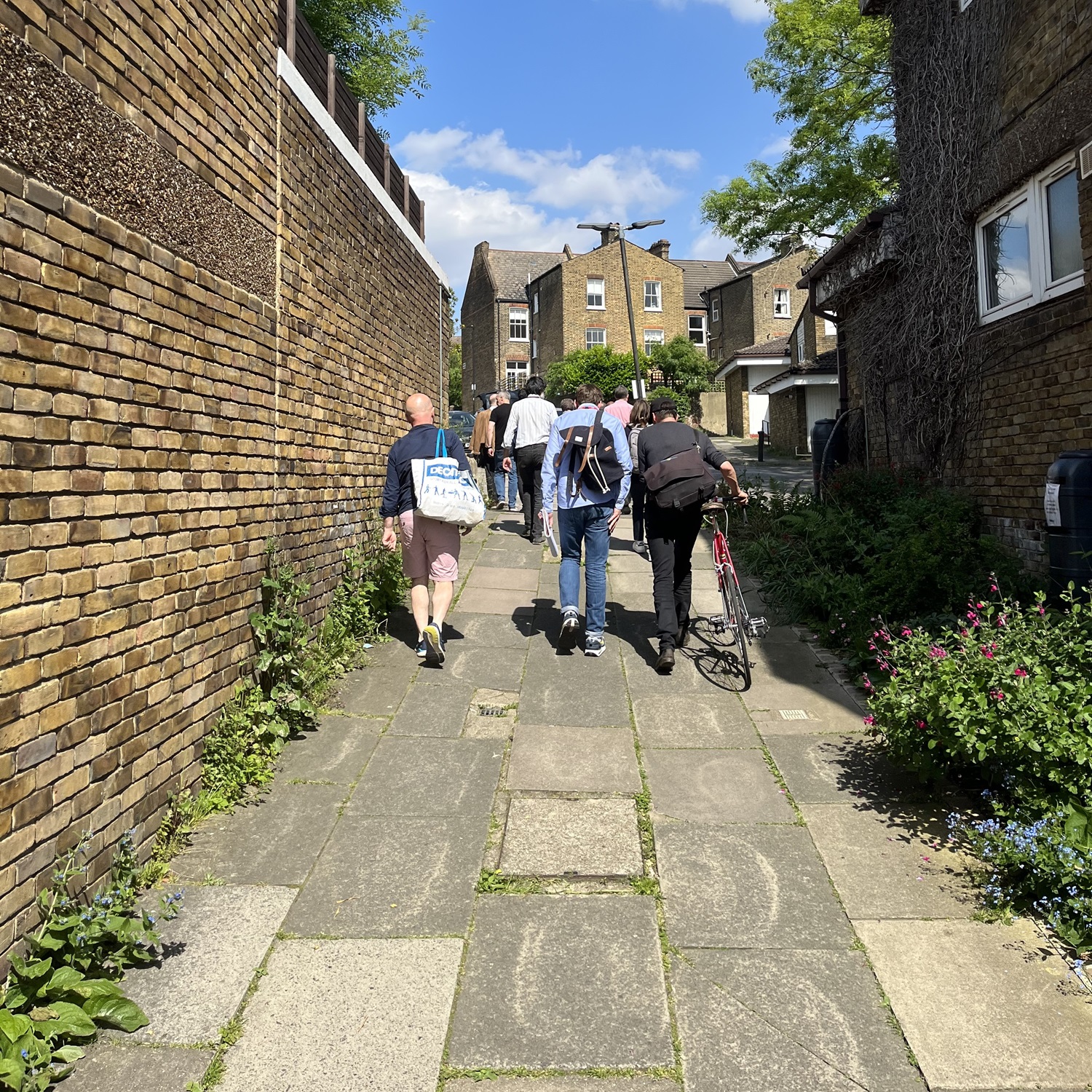 Lambeth walk with councillors