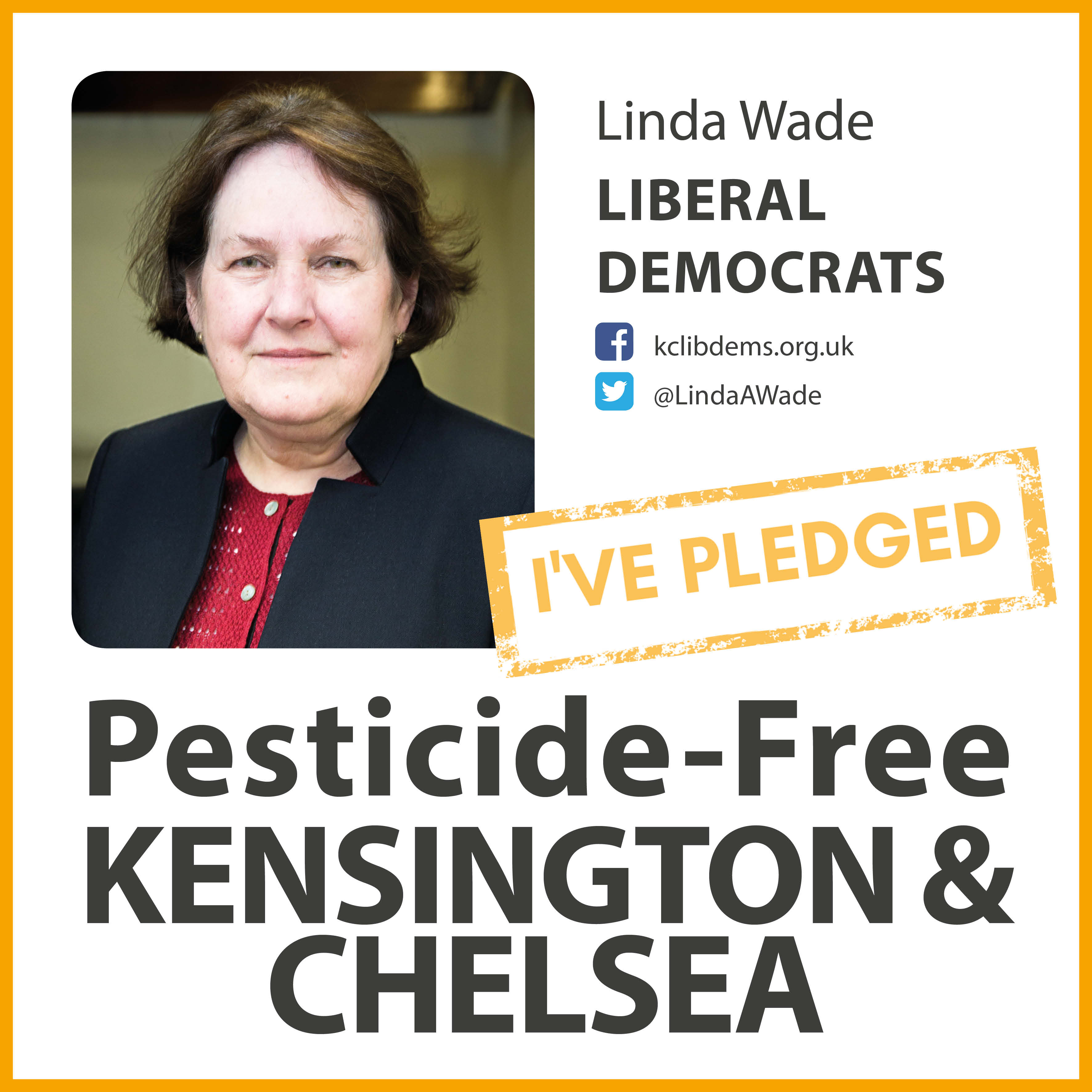Linda Wade has taken the pesticide-free pledge in Kensington & Chelsea