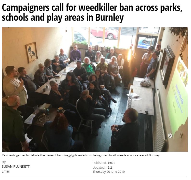 Burnley Express - Campaigners call for weedkiller ban across parks, schools and play areas in Burnley