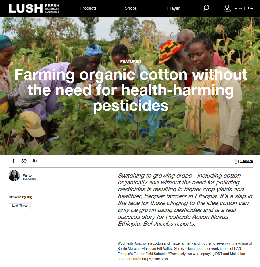 Lush Times - 24th April 2018 - Farming cotton without pesticides