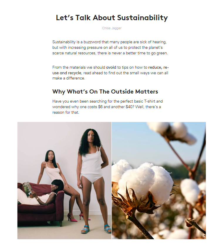 Lyst - 1st May 2018 - Lets talk about sustainability