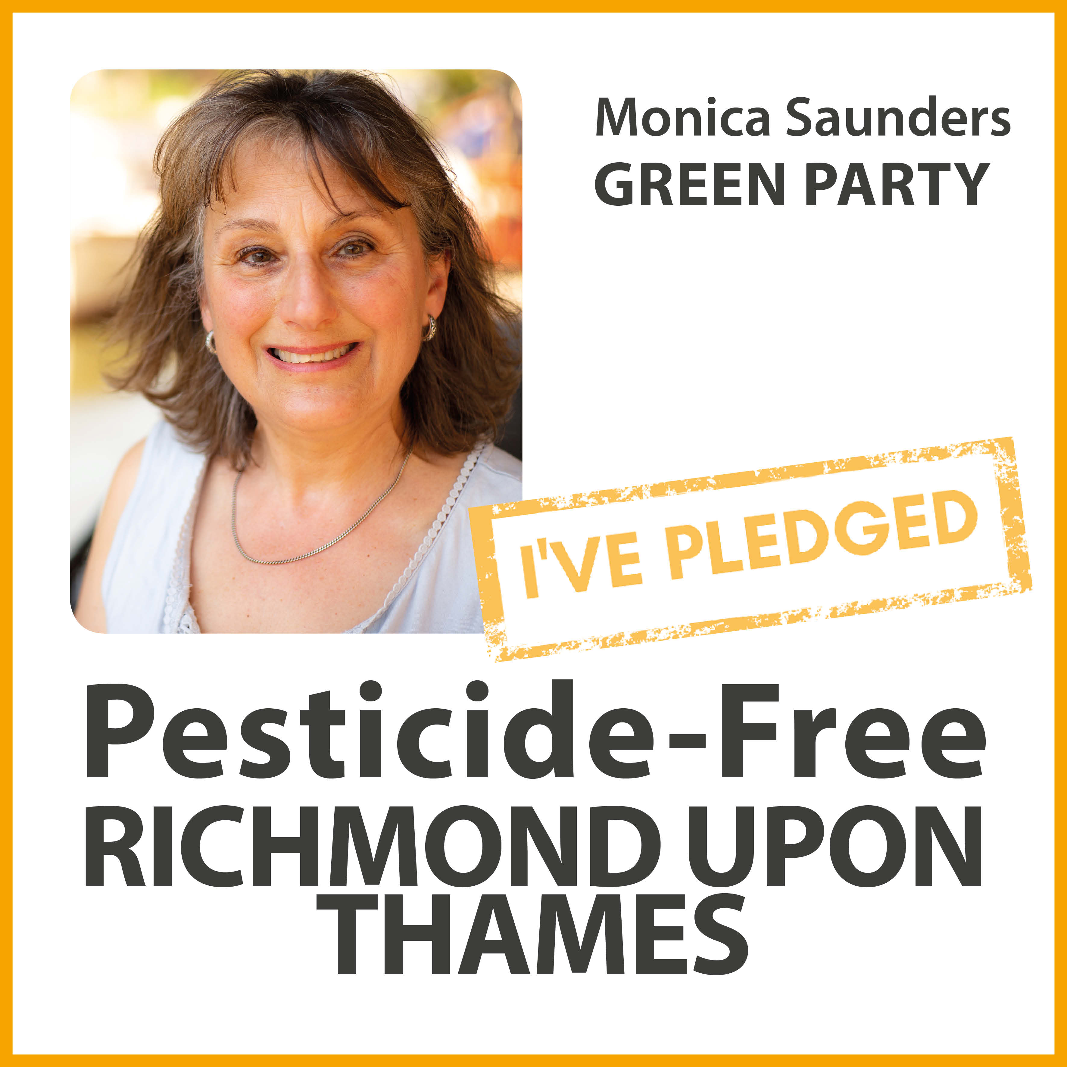 Monica Saunders has taken the pesticide-free pledge in Richmond