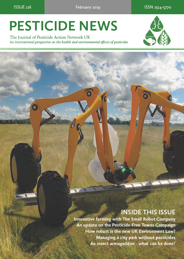 Pesticide News Issue 116 - February 2019