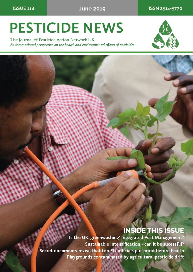 Pesticide News Issue 118 - June 2019