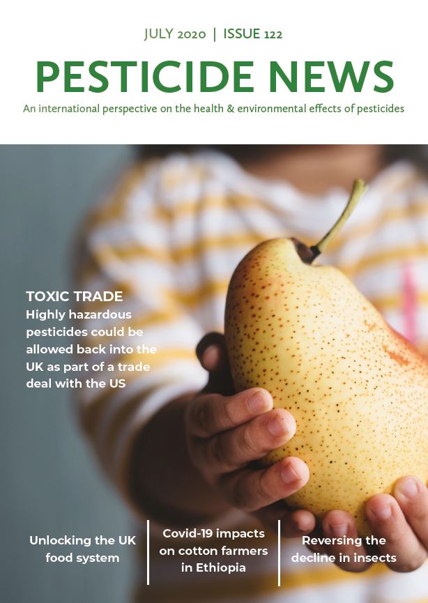 Pesticide News Issue 122 - July 2020