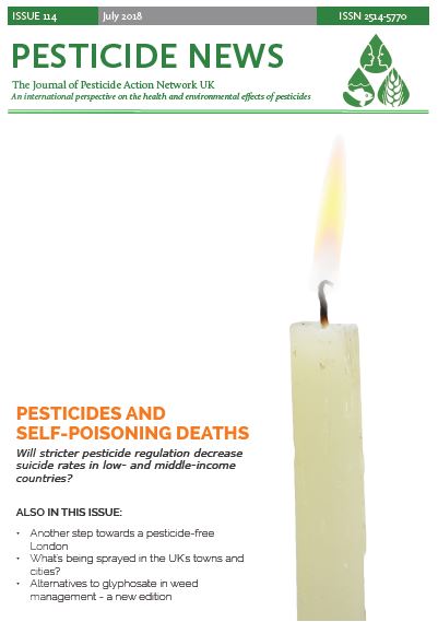 Pesticide News Issue 114 - July 2018