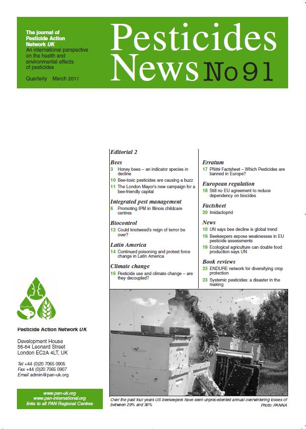 Pesticide News Issue 91, March 2011