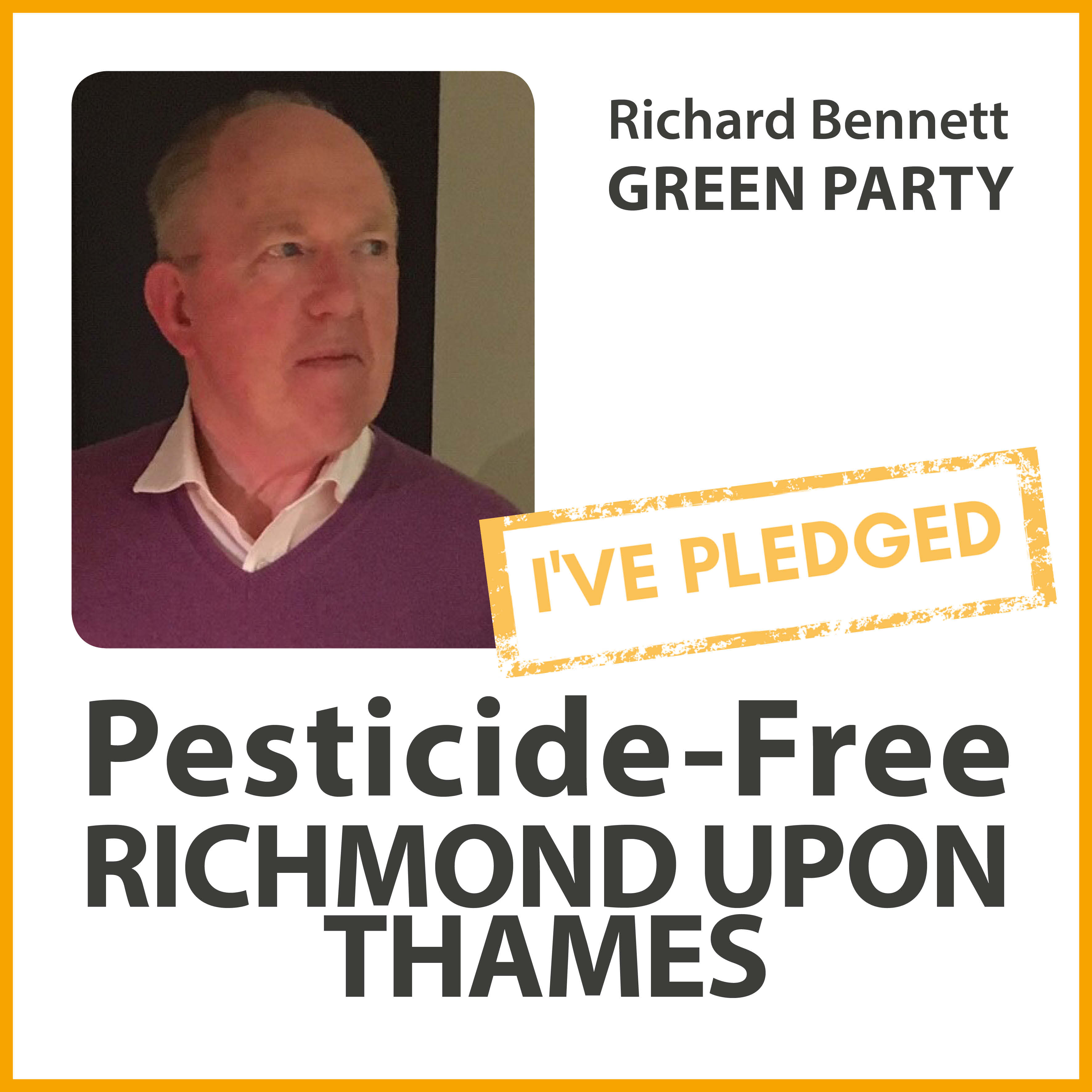 Richard Bennett has pledged to make Richmond pesticide-free