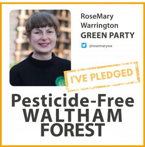 RoseMary Warrington has taken the pesticide-free pledge in Waltham Forest