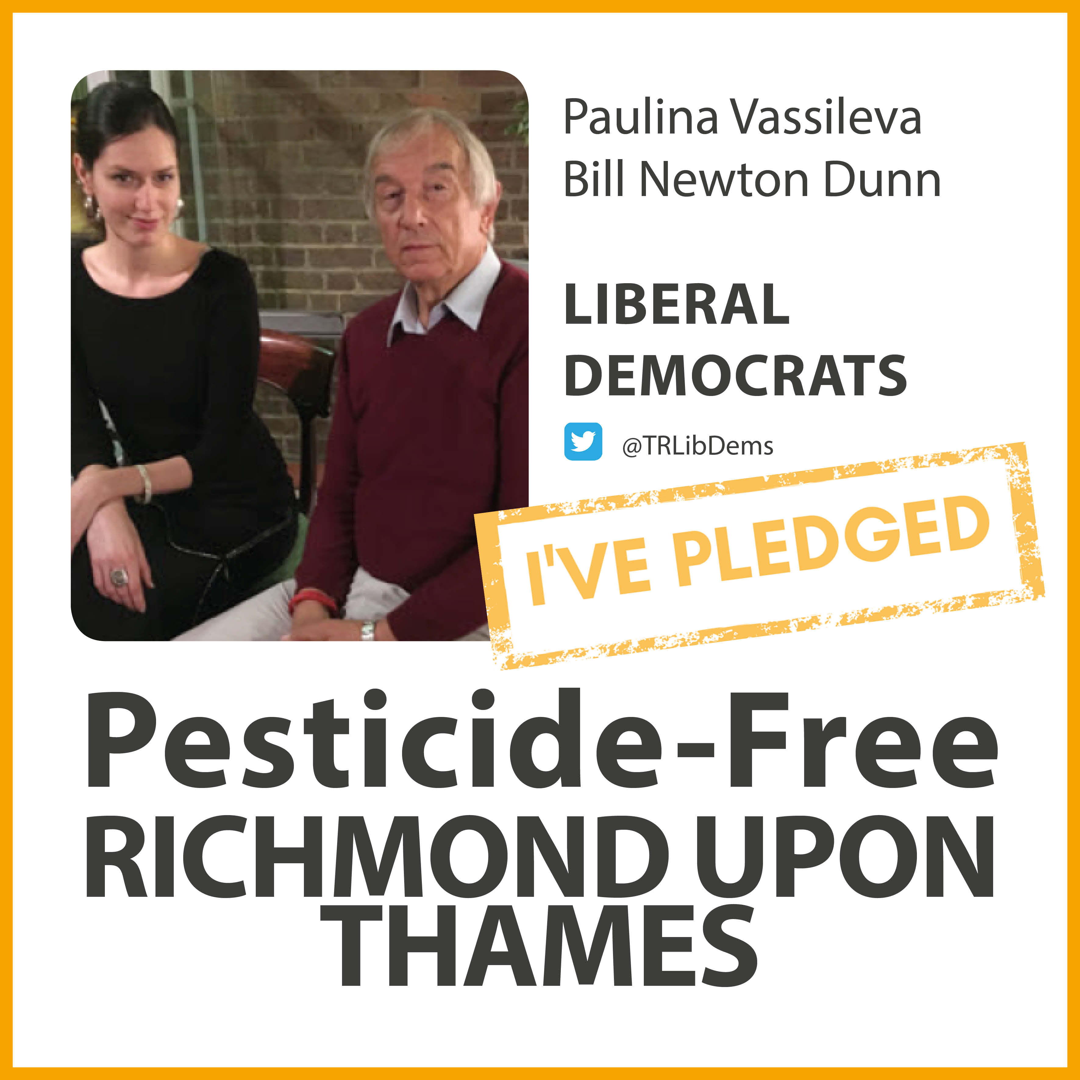 South Richmond Lib Dems have taken the pesticide-free pledge