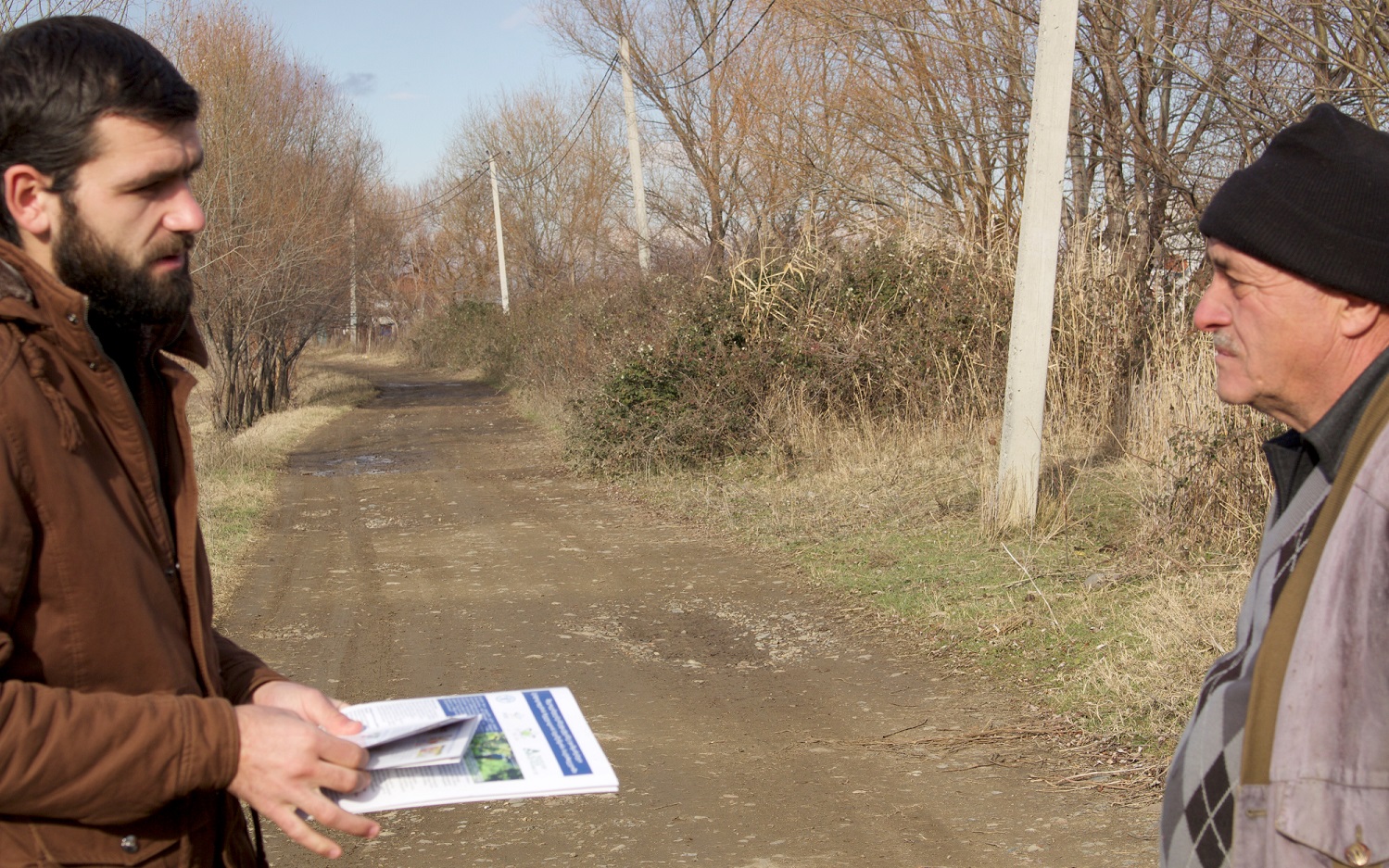 Surveying farm workers in Georgia