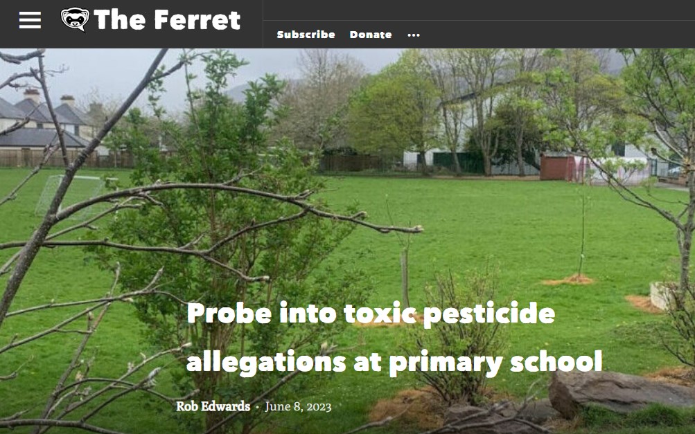 The Ferret: Probe into toxic pesticide allegations at primary school
