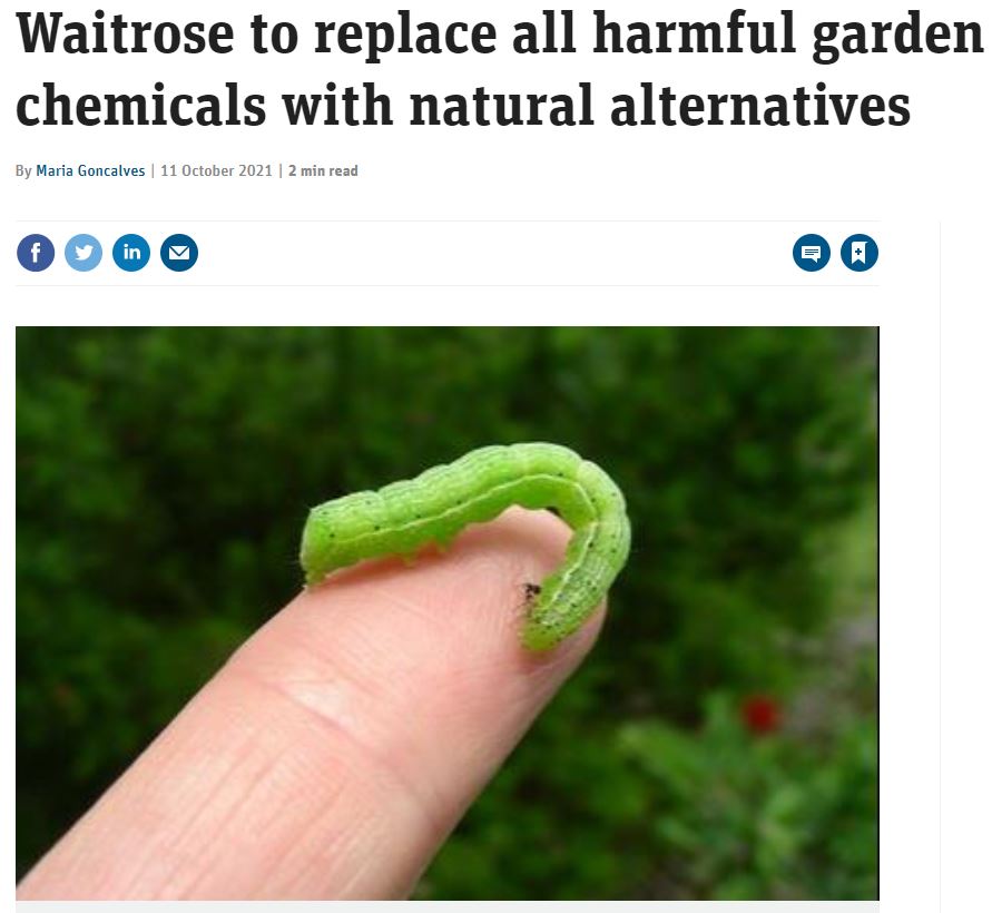 The Grocer: Waitrose to replace all harmful garden chemicals with natural alternatives