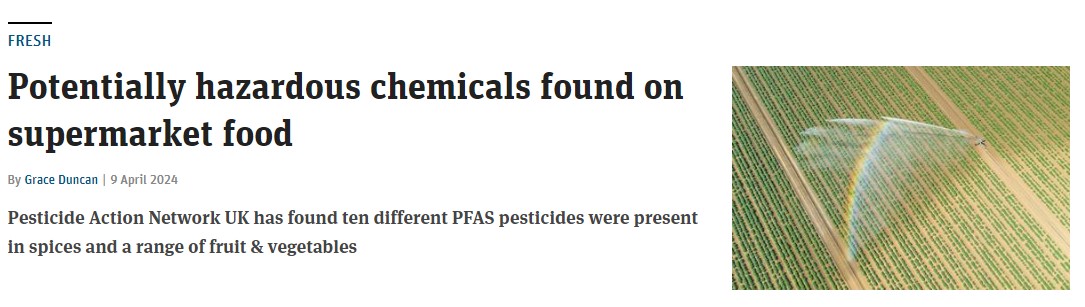 The Grocer: Potentially hazardous chemicals found on supermarket food