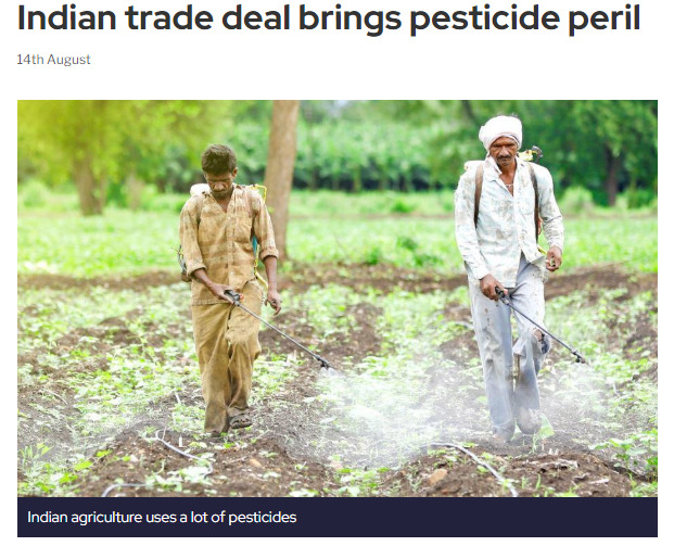 The Scottish Farmer: Indian trade deal brings pesticide peril