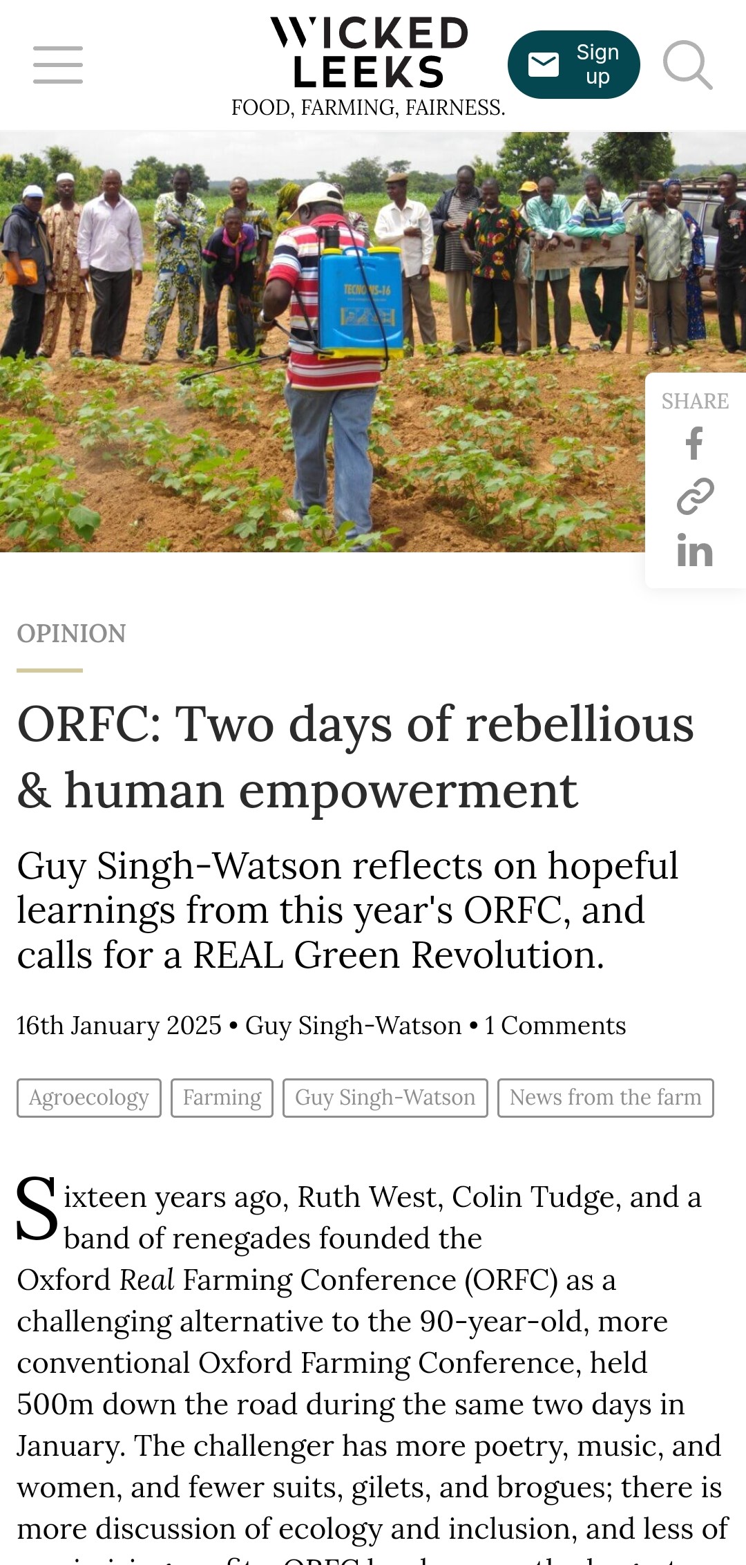 ORFC: Two days of rebellious & human empowerment